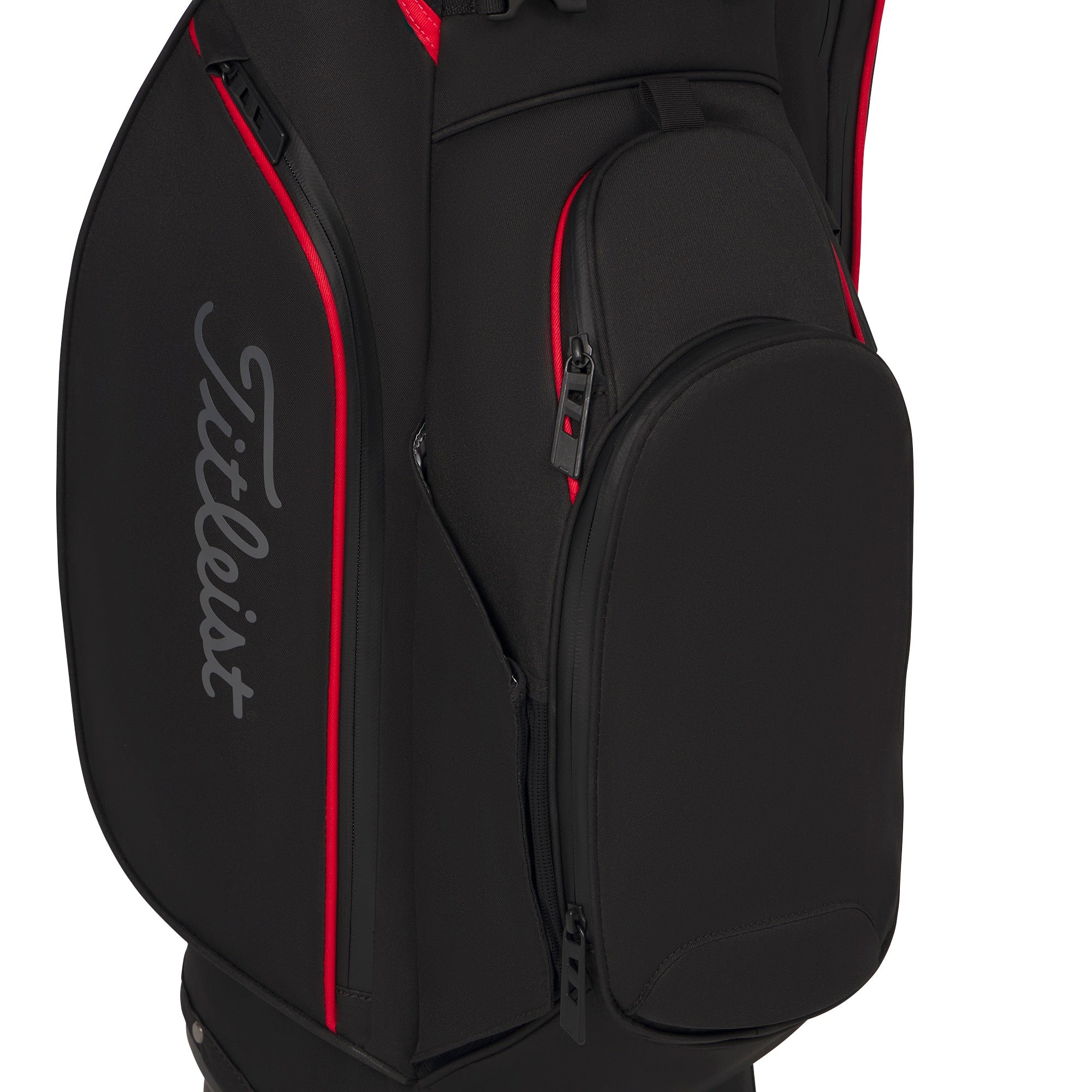 Titleist Players S5 StaDry Golf Stand Bag - Black, Red & Graphite