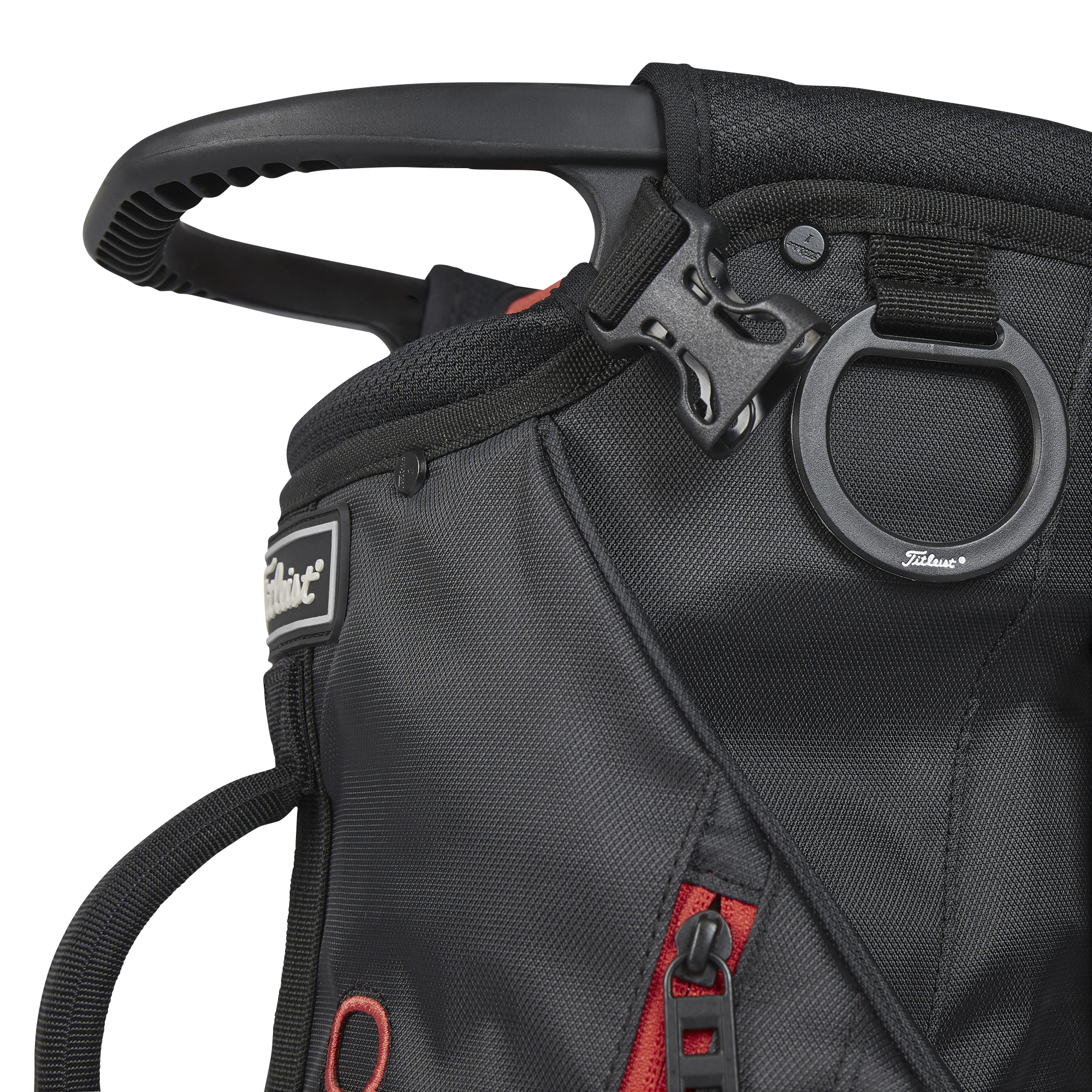 Titleist Premium Carry Golf Bag - Black & Red
