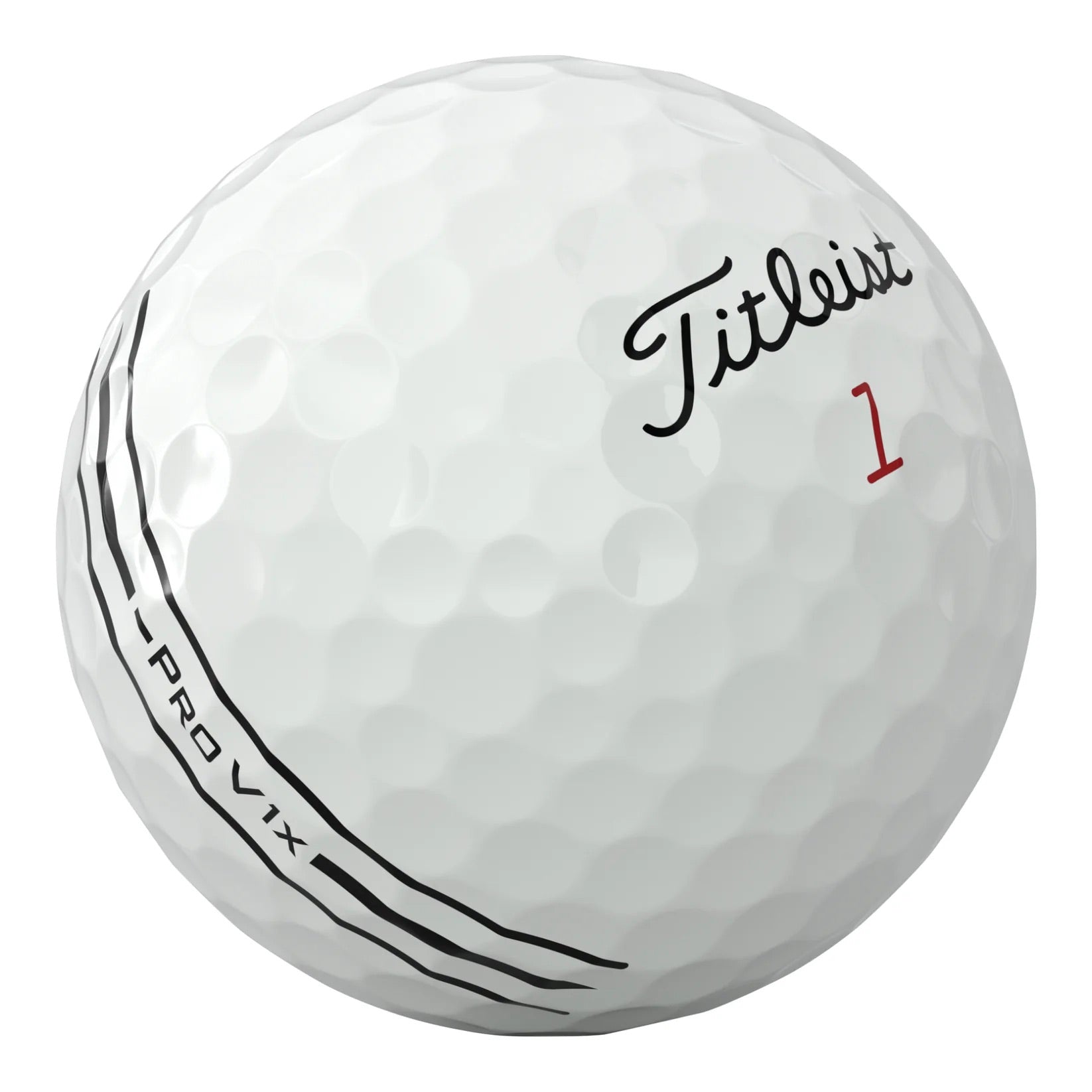 Titleist Pro V1x Left Dash Golf Balls 2026 - AIM Black Line