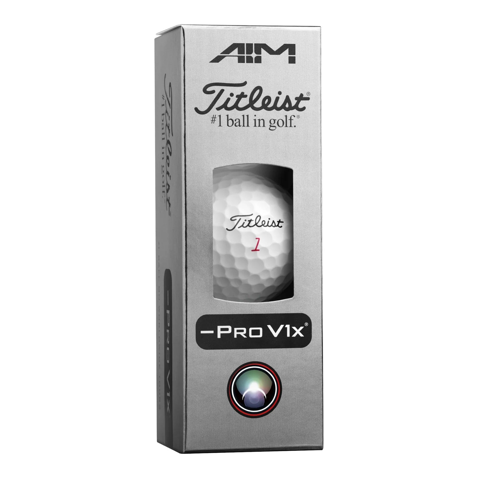 Titleist Pro V1x Left Dash Golf Balls 2026 - AIM Black Line