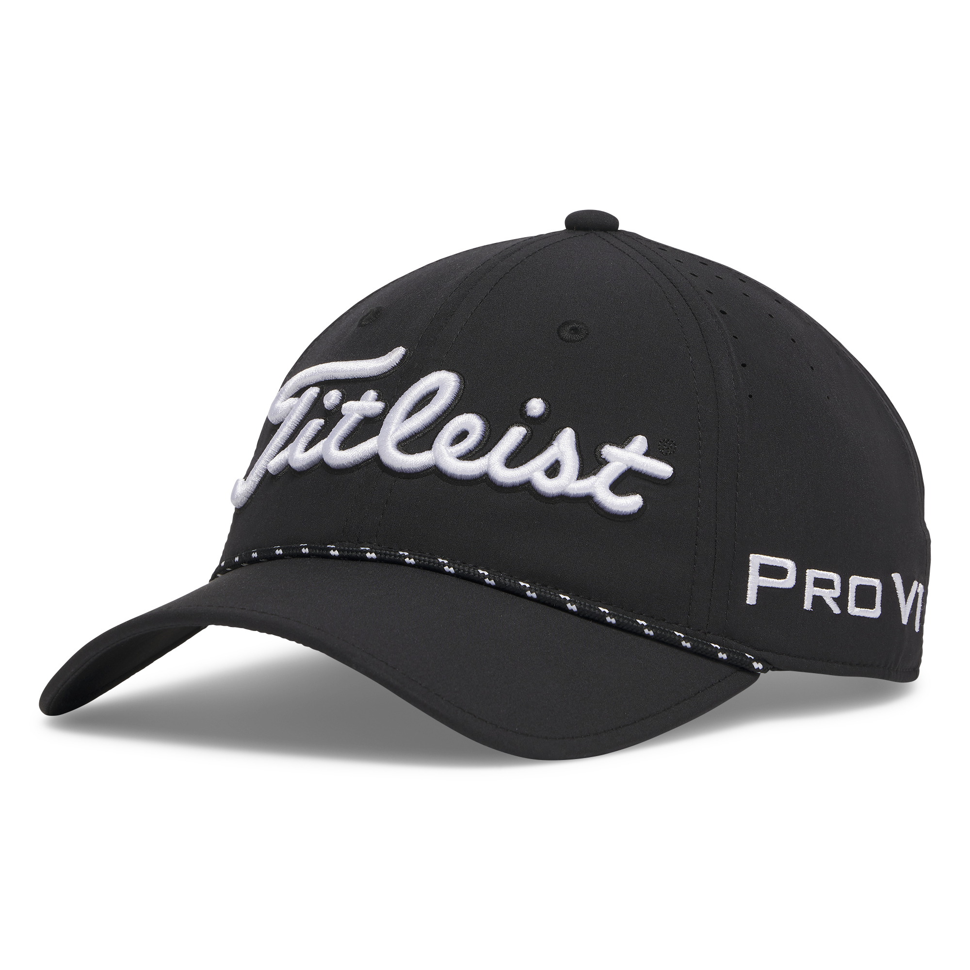 Titleist Tour Breezer Golf Cap - Black & White