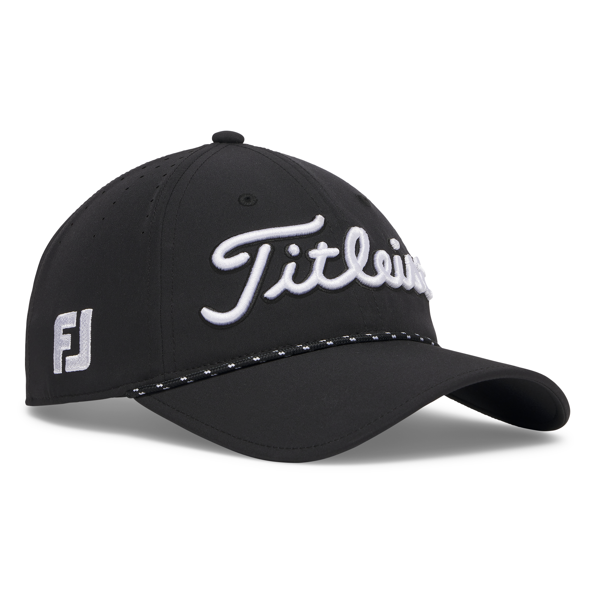 Titleist Tour Breezer Golf Cap - Black & White