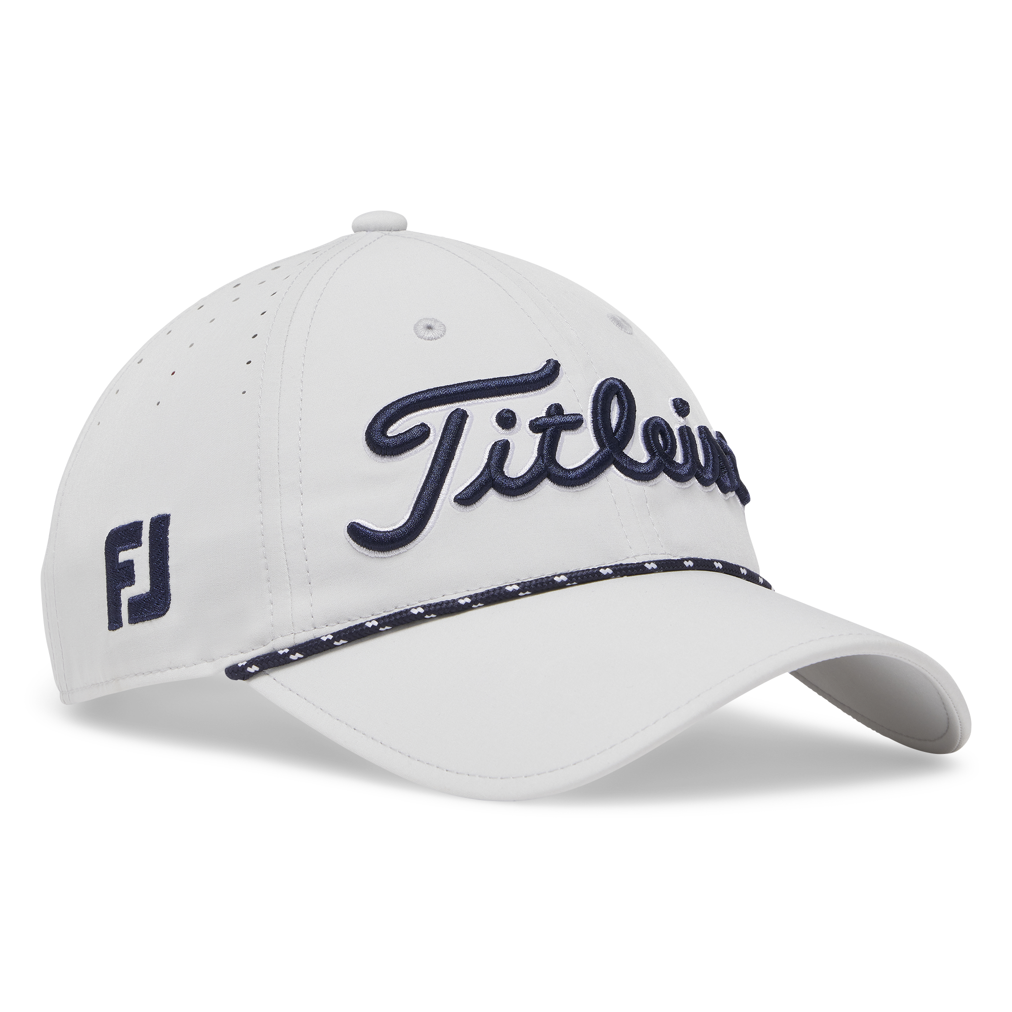 Titleist Tour Breezer Golf Cap - Marble, Navy & White