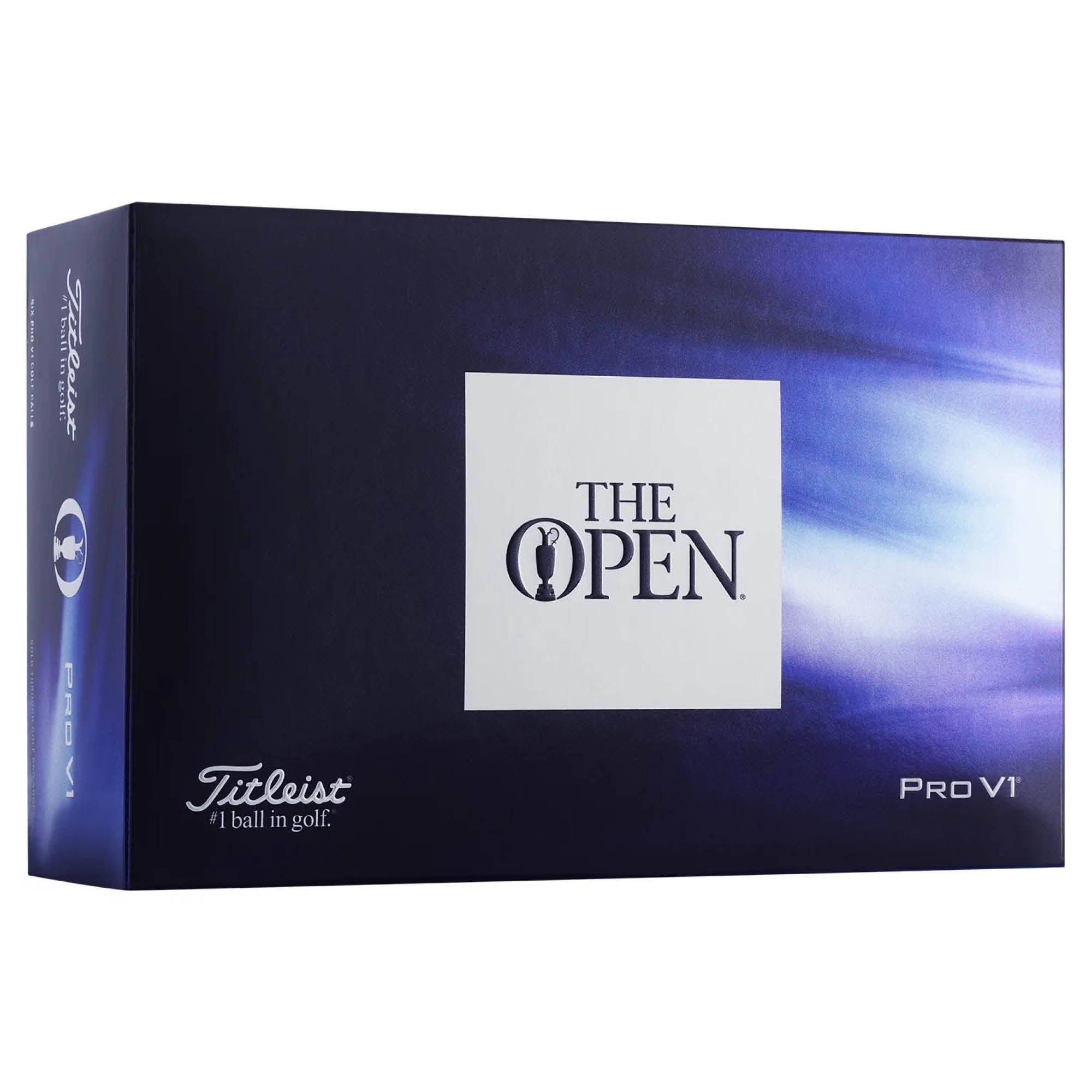 Titleist Limited Edition The Open Championship Pro V1 Golf Balls - 6 Ball Box - White