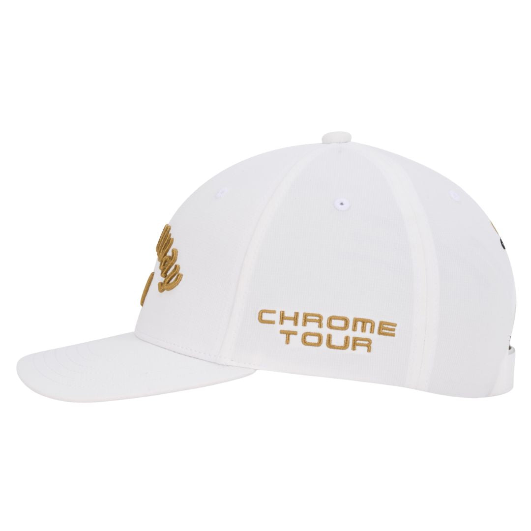 Callaway 2026 Tour Authentic Performance Pro Cap - White & Gold