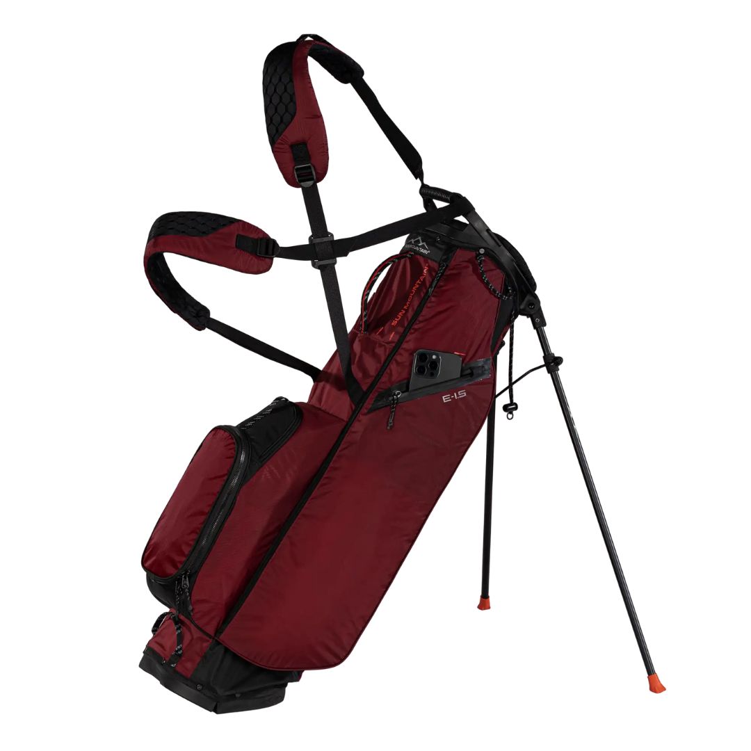 Sun Mountain Eclipse E-1.5 4-Way Golf Stand Bag (Black & Garnet)