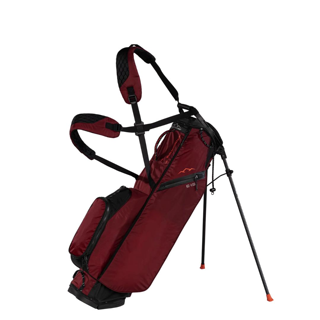 Sun Mountain Eclipse E-1.5 4-Way Golf Stand Bag (Black & Garnet)