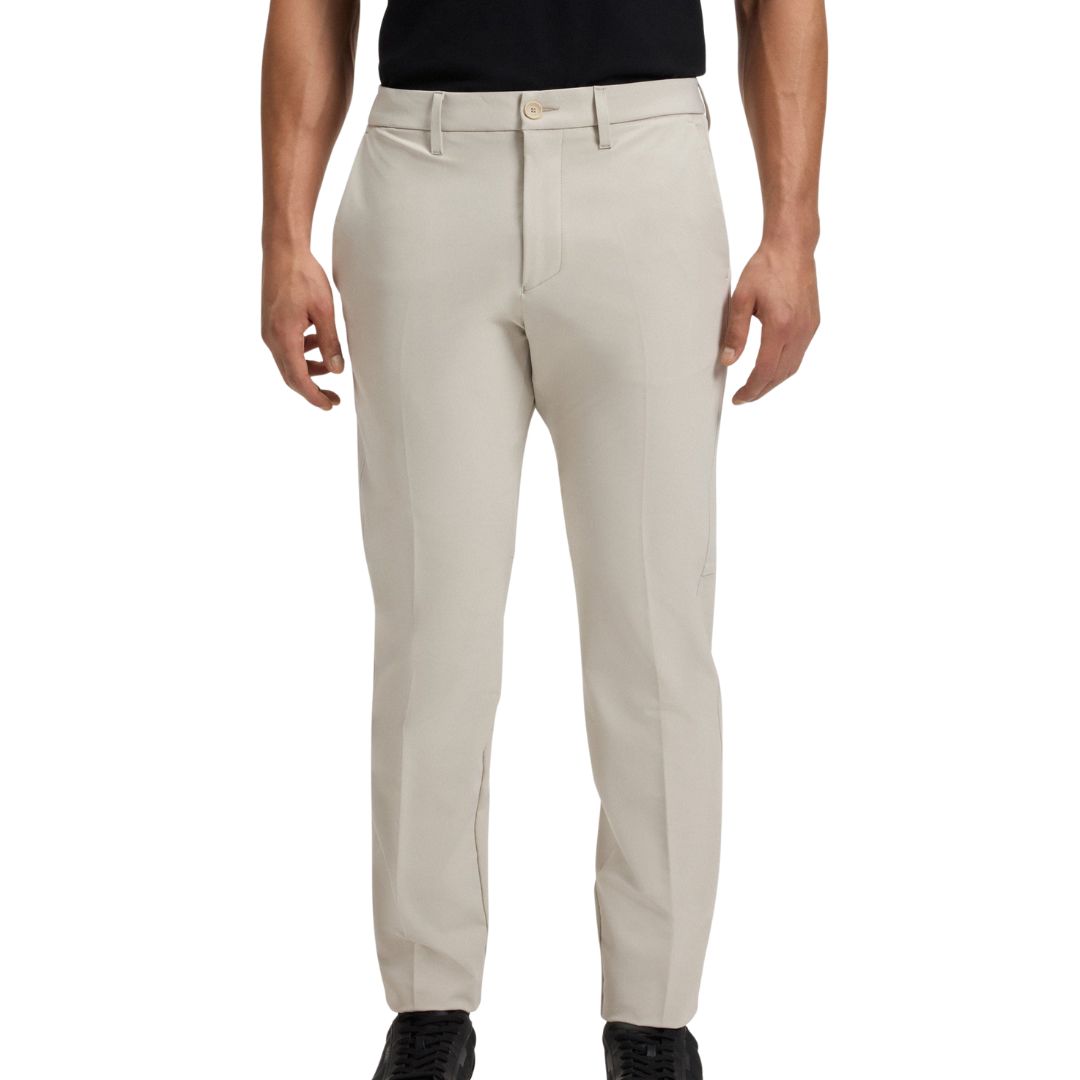 Hugo Boss T Commuter Slim Trousers - Light Beige
