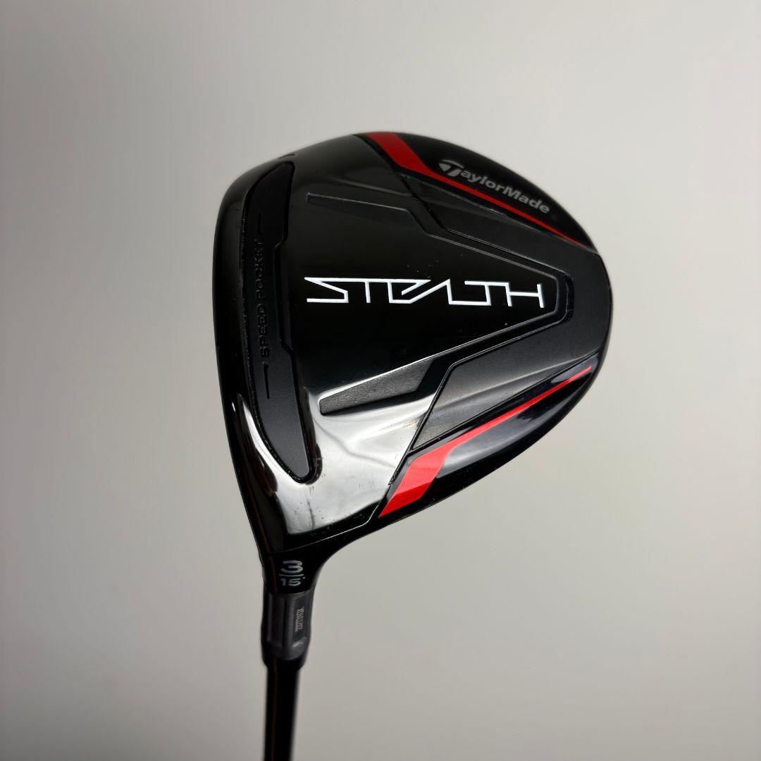 TaylorMade Stealth 3 Wood 15° - Ventus Red 50g Regular - Lamkin Crossline - LEFT HANDED