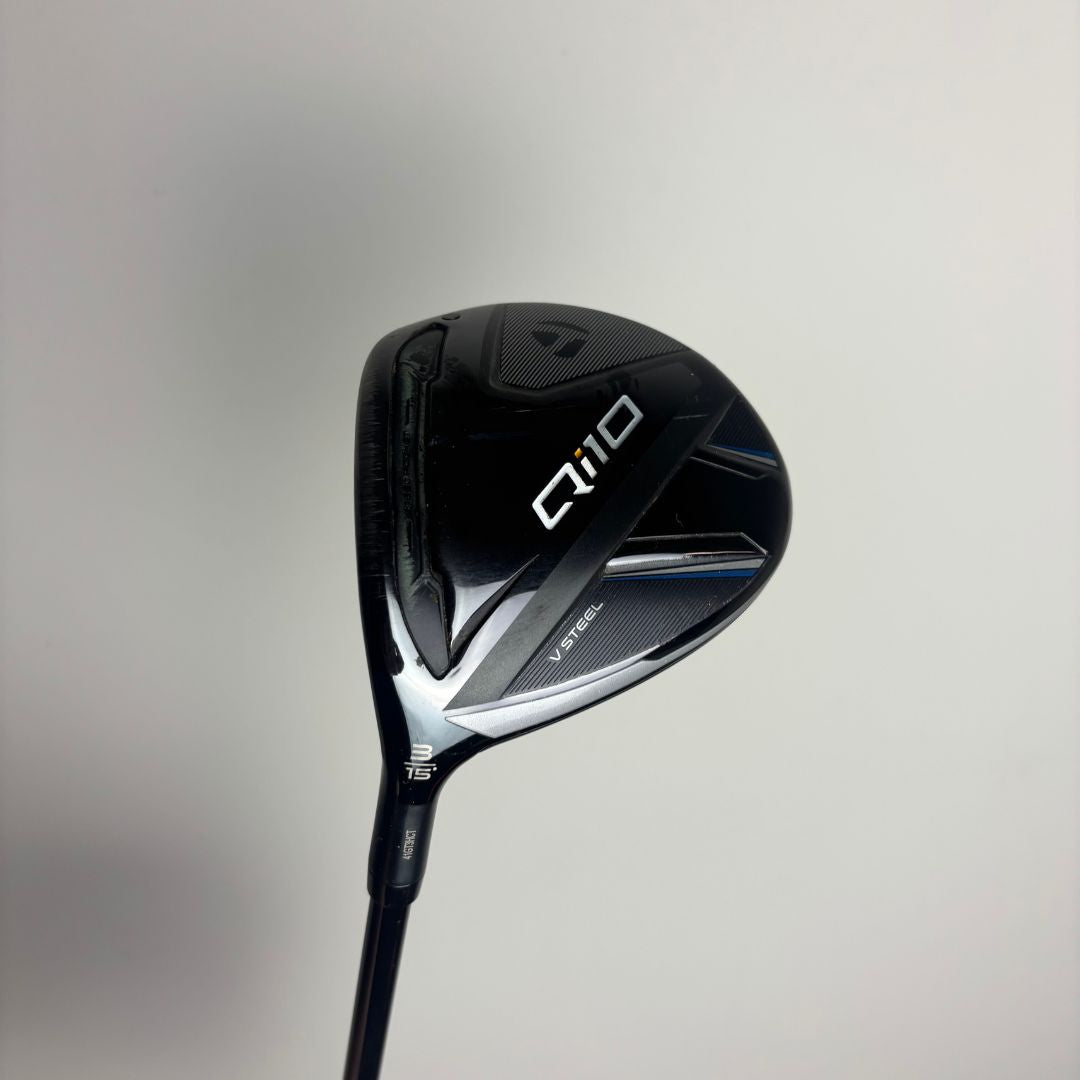 TaylorMade Qi10 3 Wood 15° - Ventus TR Blue 60g Regular - Z-Grip Grey/Blue - LEFT HANDED