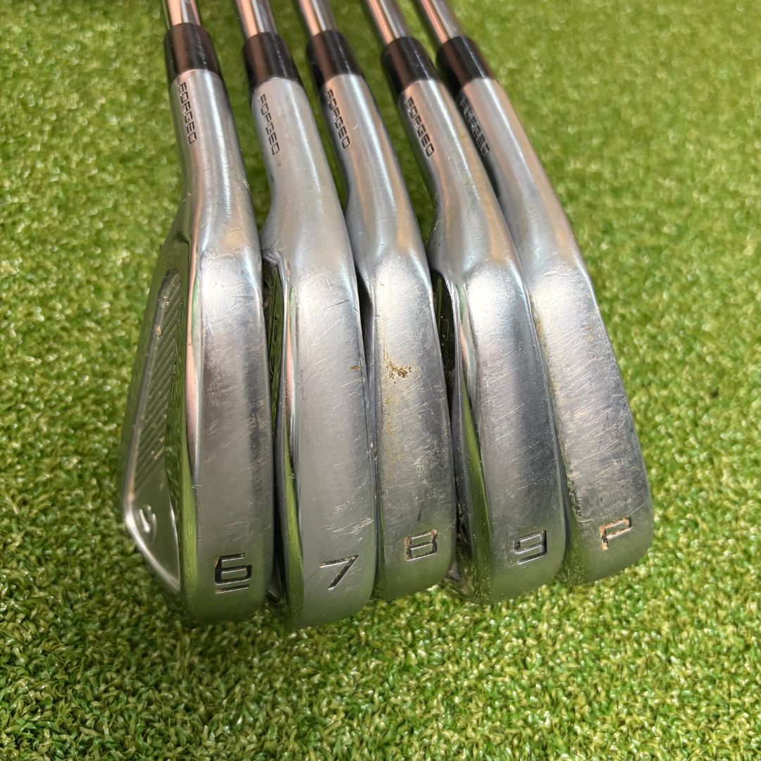 TaylorMade P7MC Irons 6-PW - KBS Tour Stiff - Z-Grip Grey - LEFT HANDED