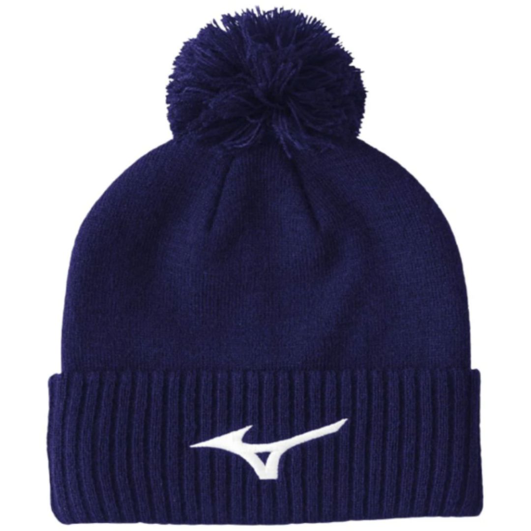 Mizuno Crested Bobble Hat - Navy