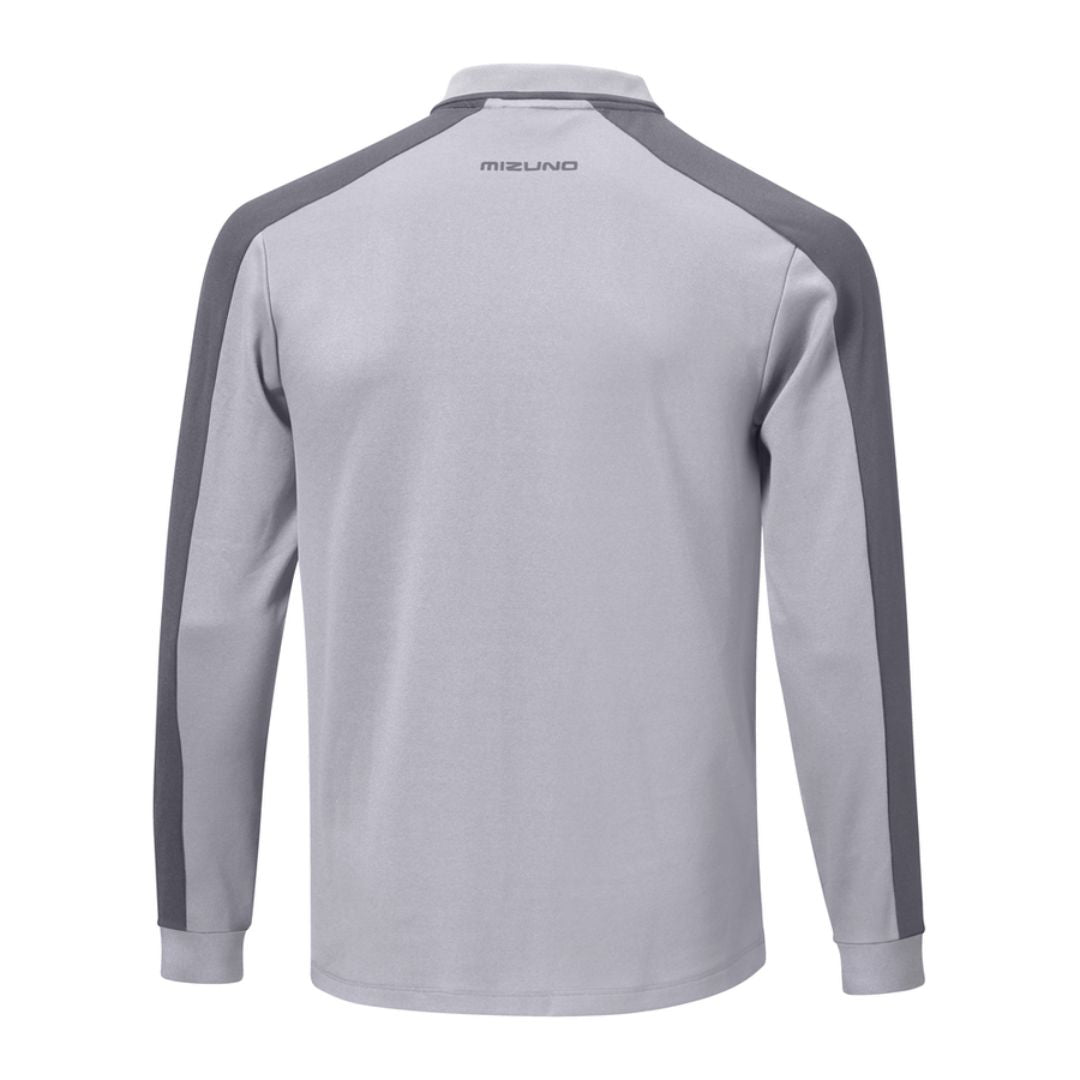 Mizuno Showdown Long Sleeve Polo Shirt - Quicksilver