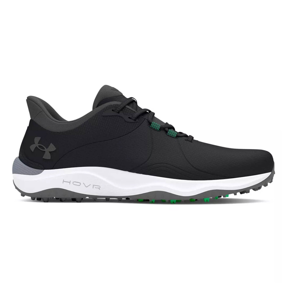 Under Armour Drive Pro Spikeless Golf Shoes - Black, Black & Titan grey