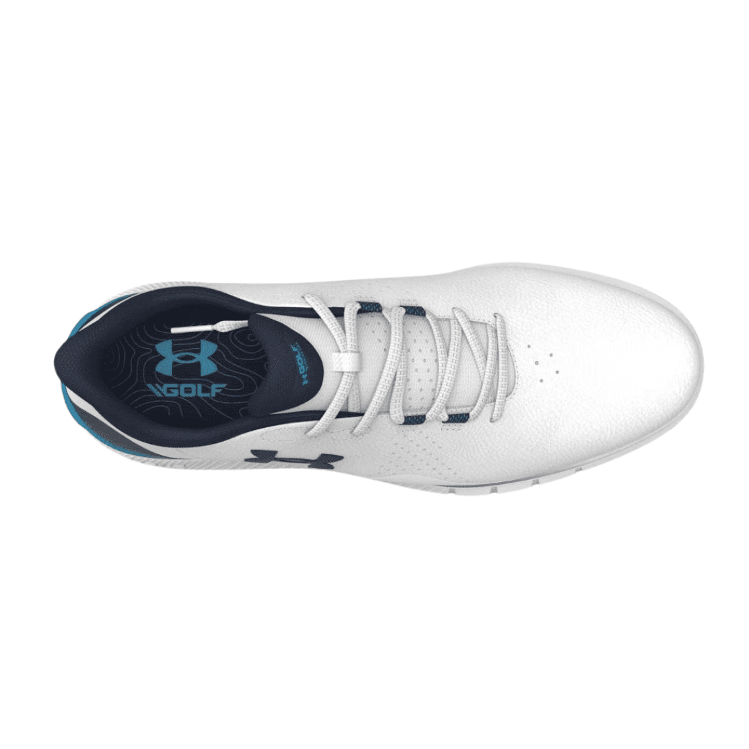 Under Armour Drive Fade SL Golf Shoes (White/Blue)