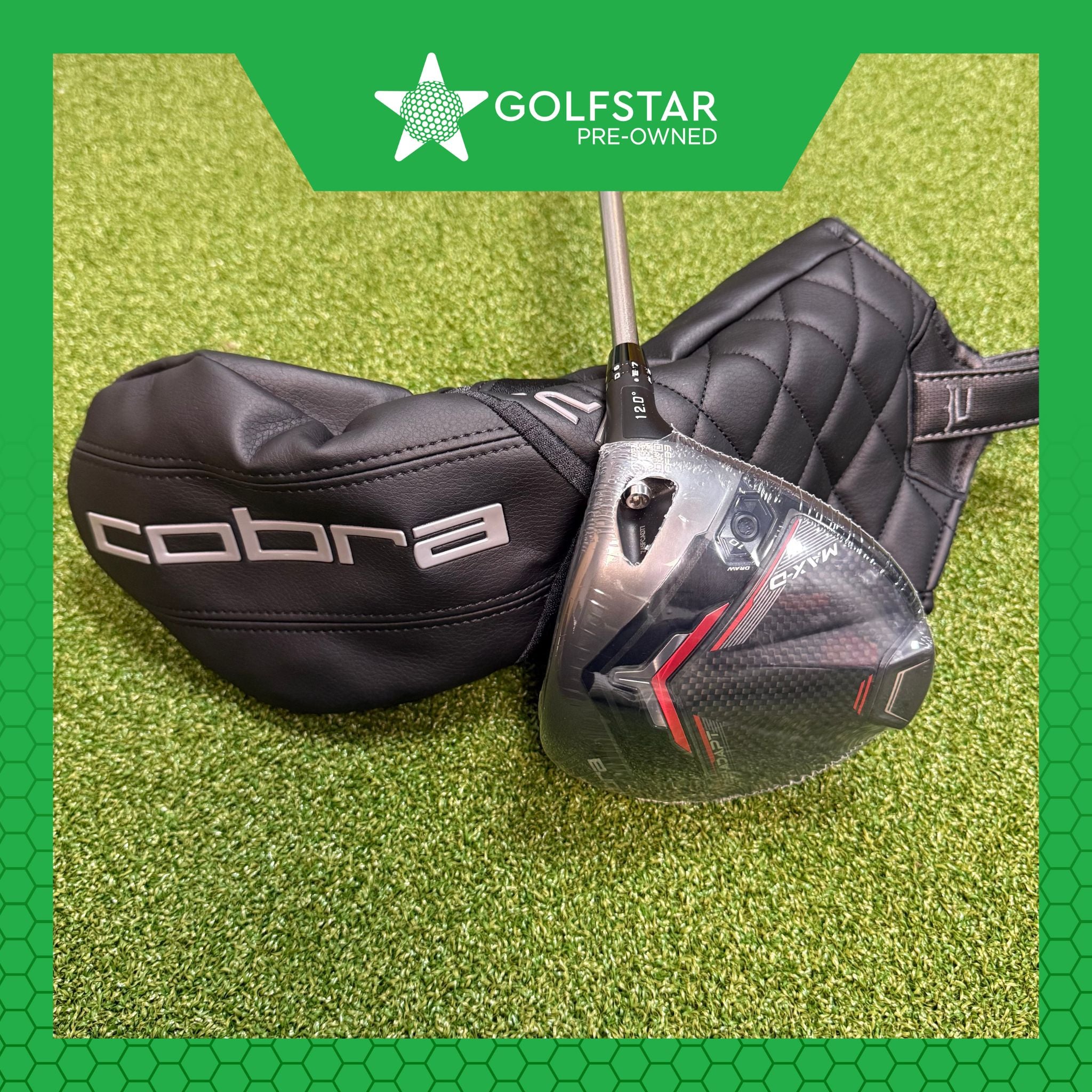 Cobra DS-ADAPT 12° MAX-D Driver - Fujikura PRO 60g Stiff - Lamkin Crossline Grip