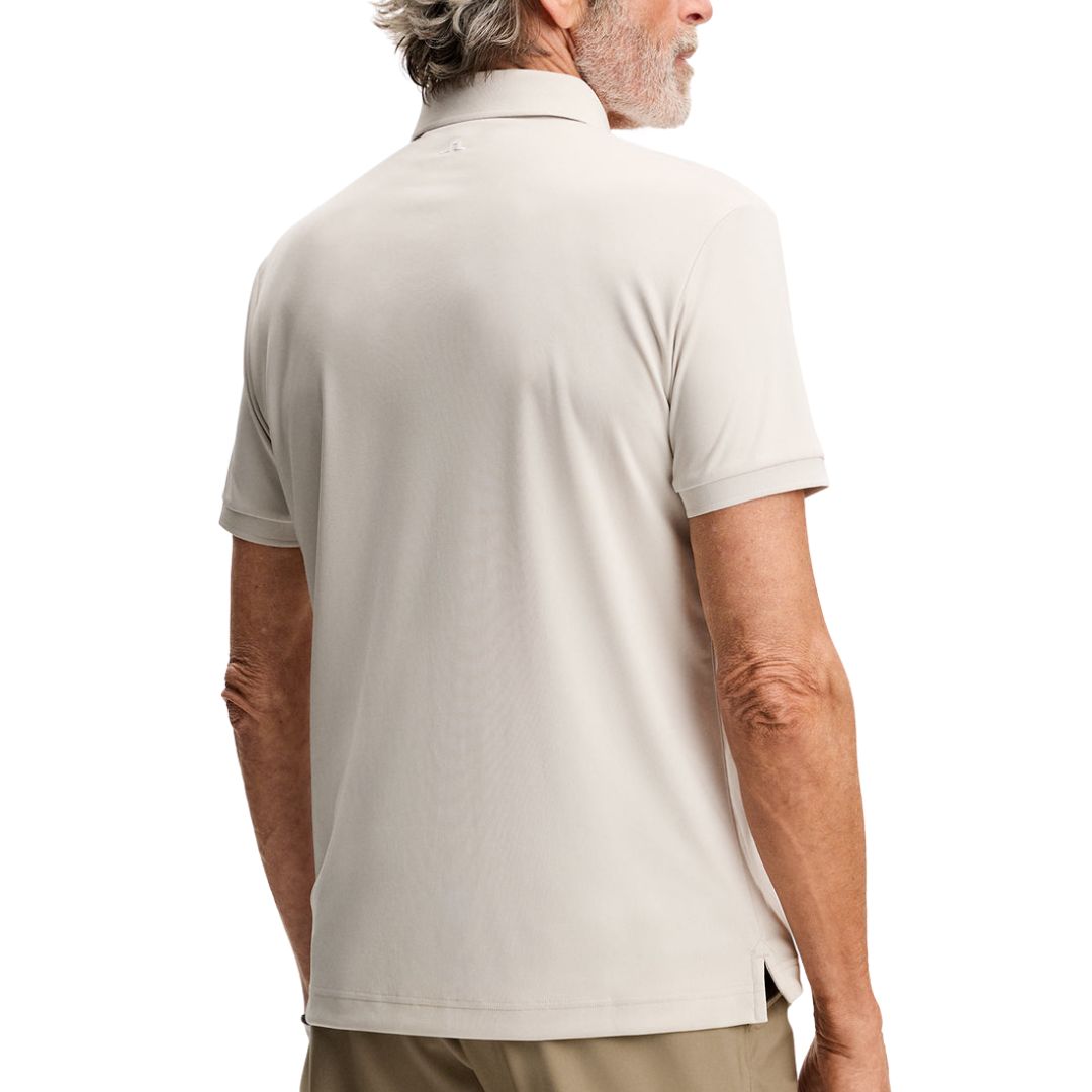 J Lindeberg Tour Tech Polo Shirt - Moonbeam