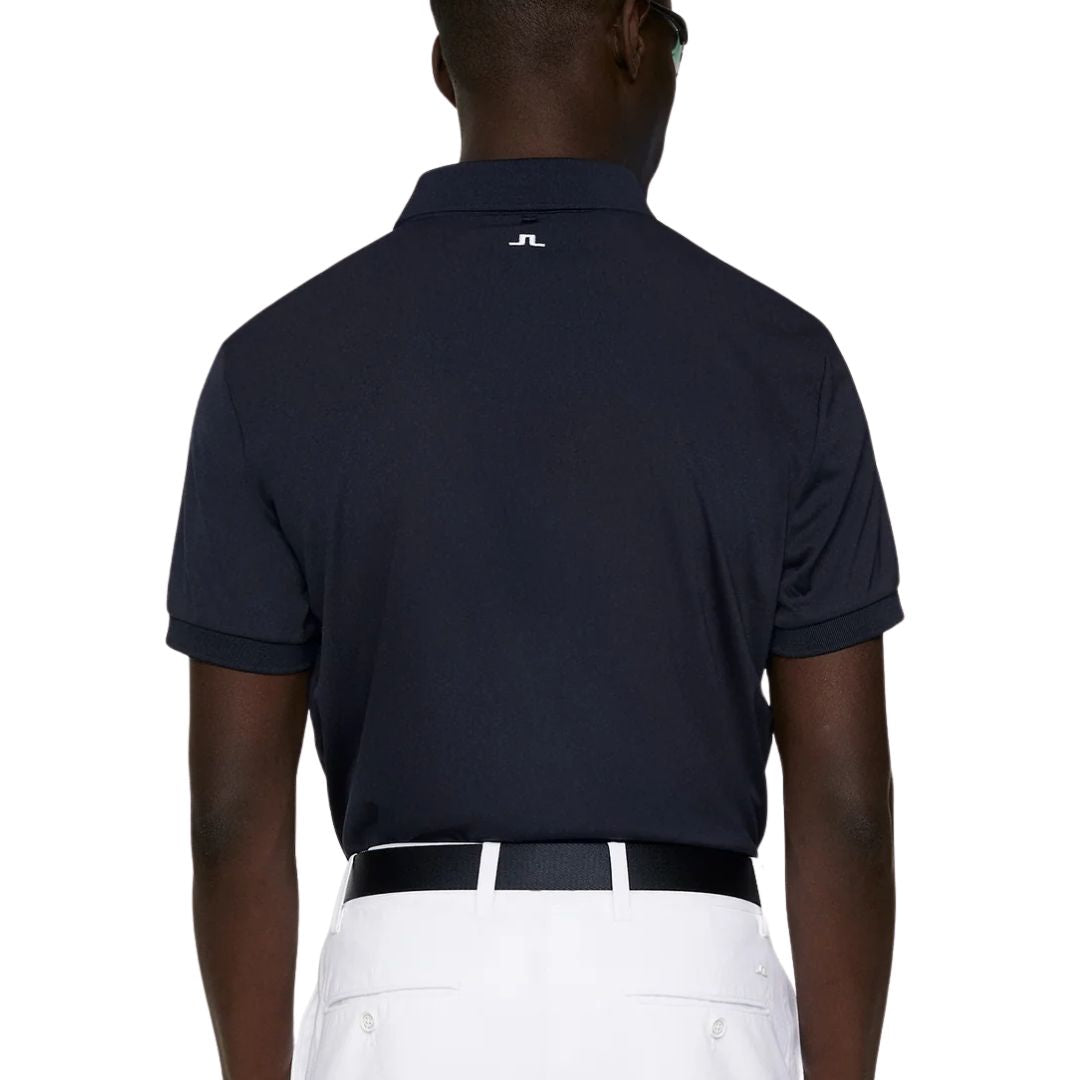 J Lindeberg Tour Tech Golf Polo Shirt - Navy