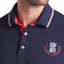 Puma Modalon Queen City Golf Polo Shirt (Deep Navy & White Glow)