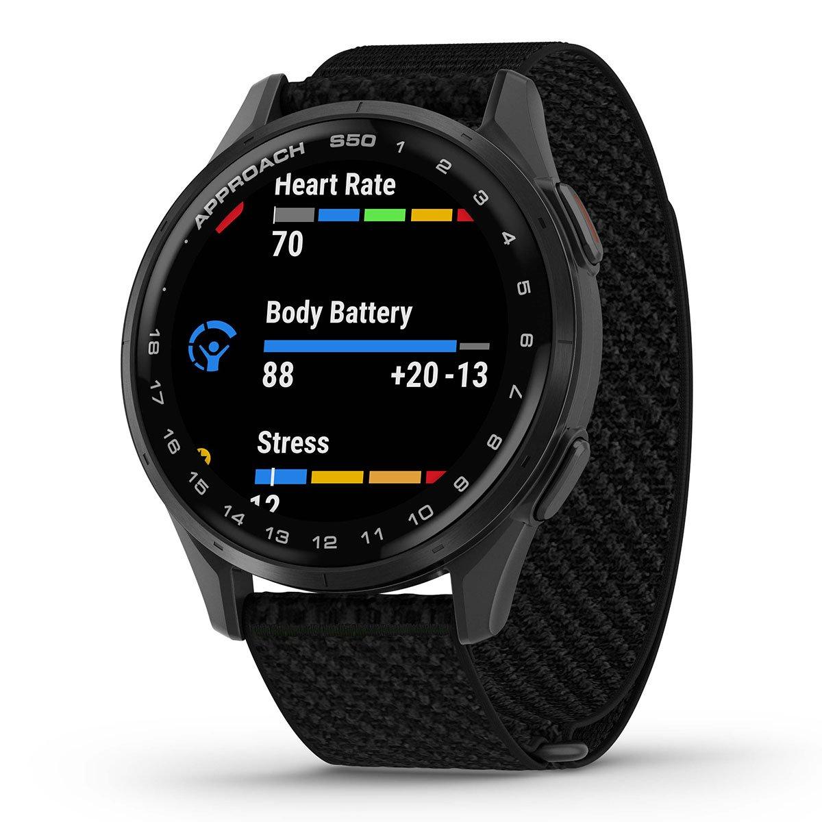 Garmin Approach S50 GPS Golf Watch - Black