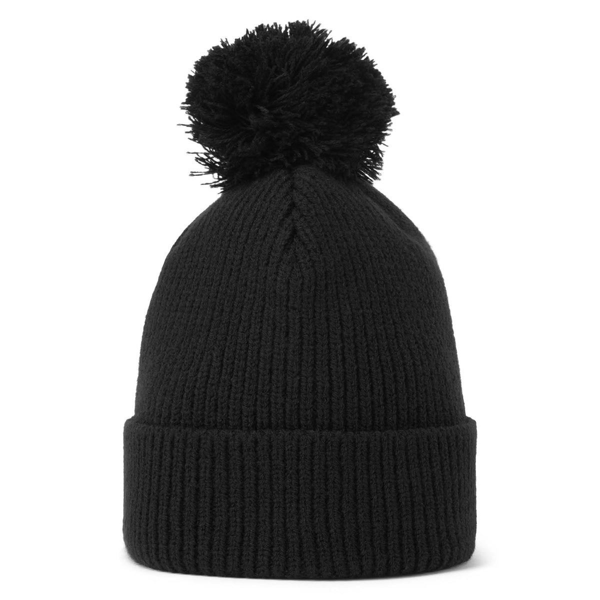 Footjoy Cuffed Bobble Golf Beanie Hat - Black