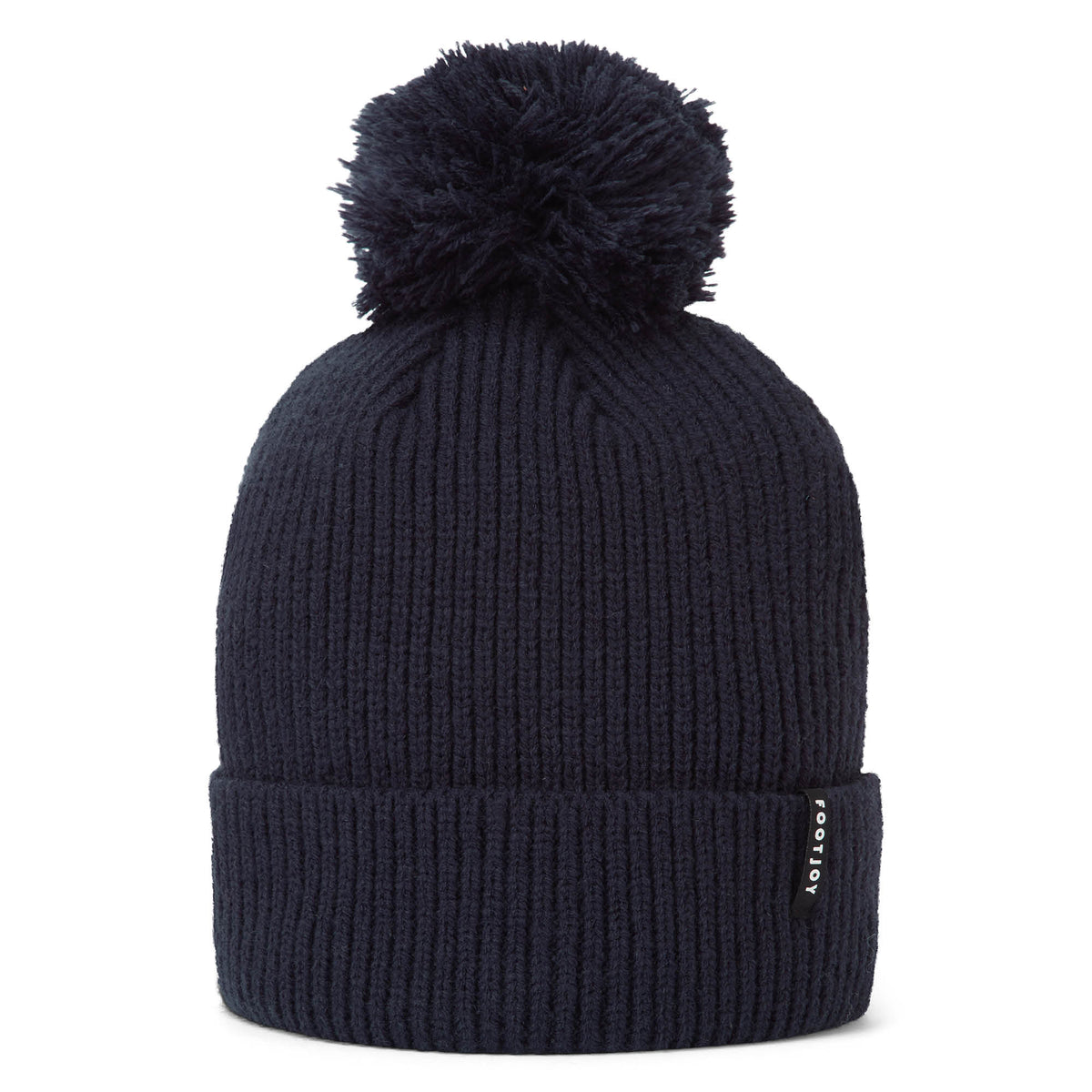 Footjoy Cuffed Bobble Golf Beanie Hat - Navy