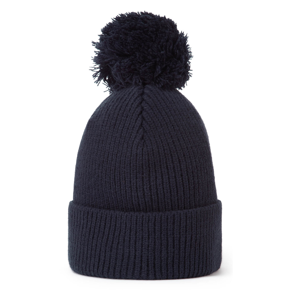 Footjoy Cuffed Bobble Golf Beanie Hat - Navy