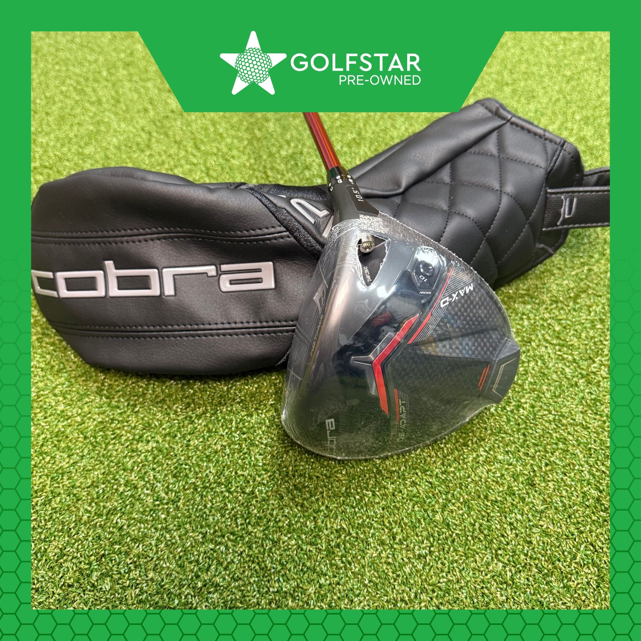 Cobra DS-ADAPT MAX-D 10.5° - Denali Blue 50g Stiff (6.0) - Lamkin Crossline Grip