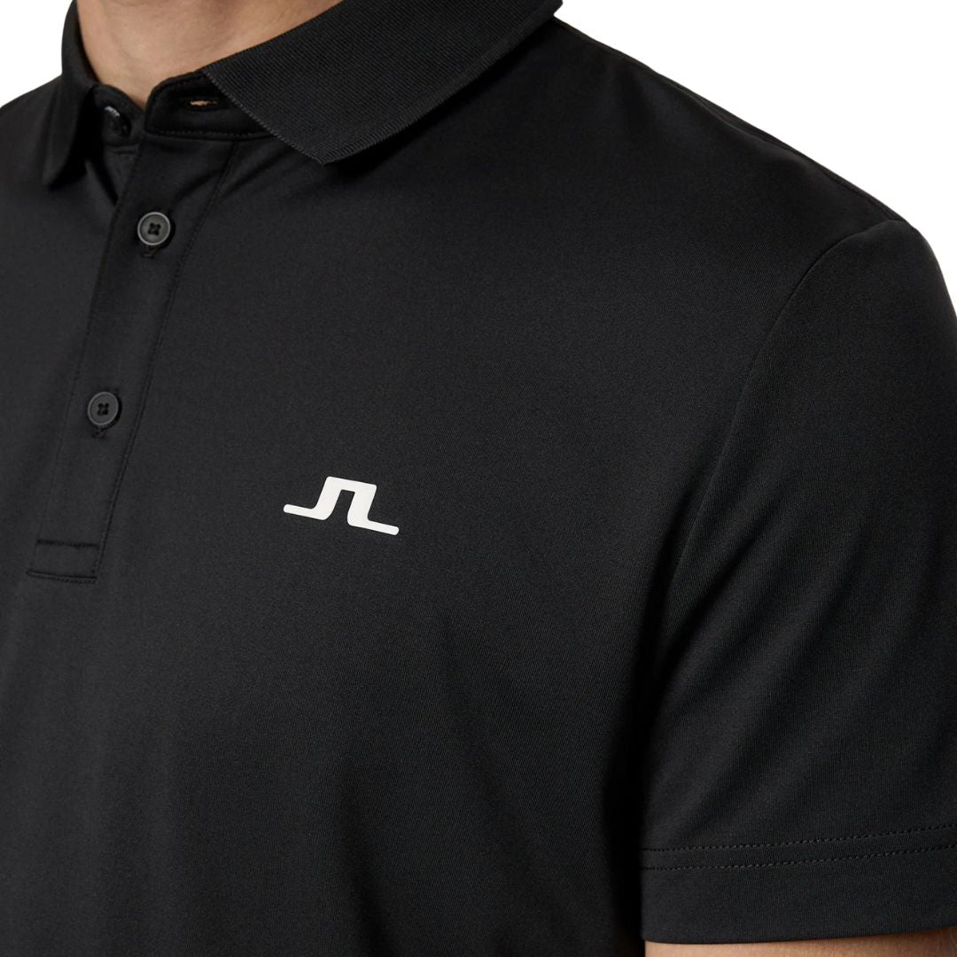 J Lindeberg Bridge Polo Shirt - Black