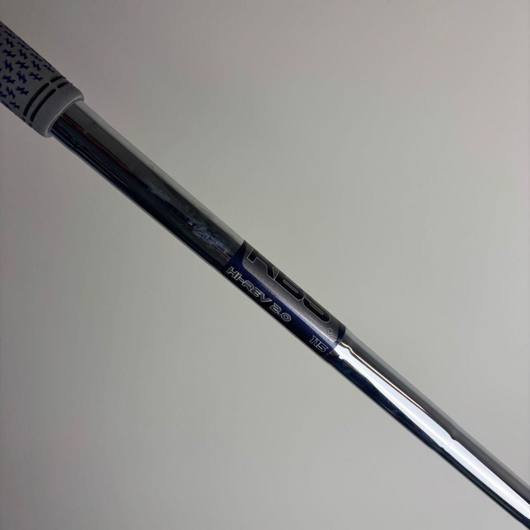 TaylorMade Hi-Toe 3 Chrome 50°/09 - KBS Hi-Rev 2.0 115 Wedge Flex - Lamkin Crossline - LEFT HANDED