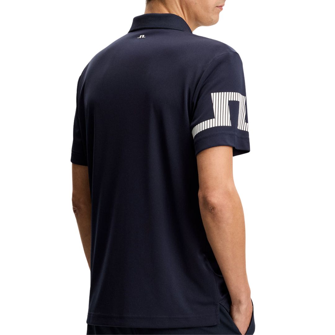 J Lindeberg Heath Polo Shirt - Navy