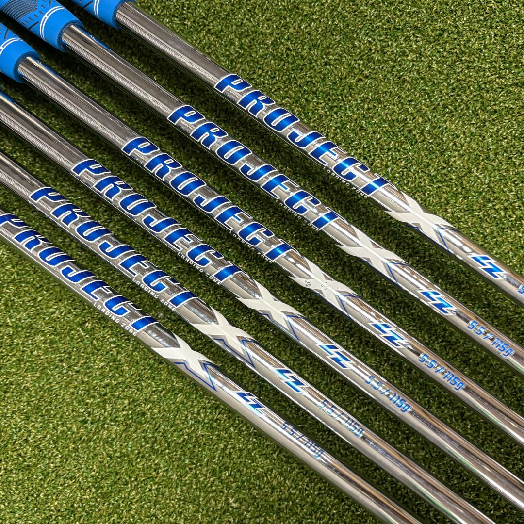 Mizuno JPX 919 Forged Irons - 5-PW - Project X LZ 115g 5.5 (Regular) - MCC +4 Blue/Grey Grips