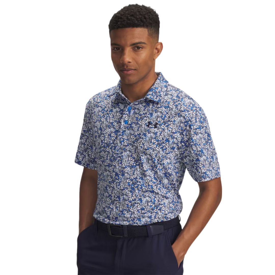 Under Armour Playoff 3.0 Floral Golf Polo Shirt
