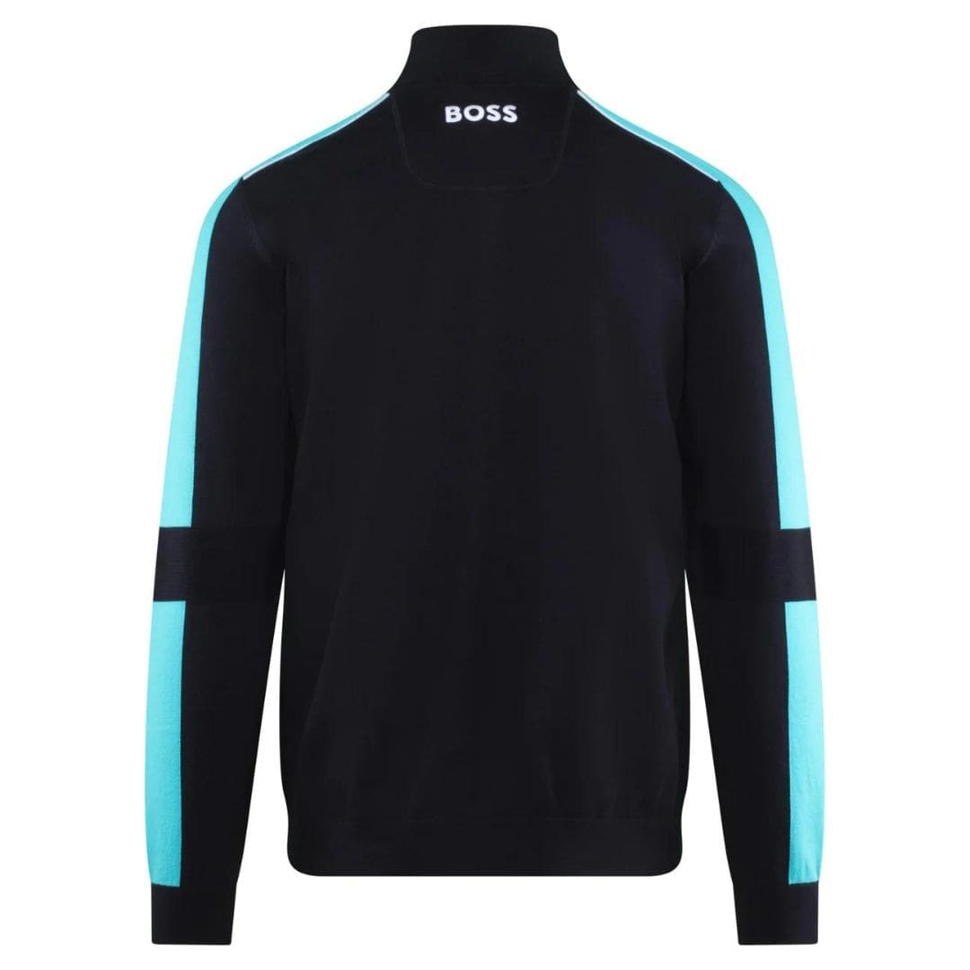 Hugo Boss Zelchior-X Quarter-Zip Sweater (Dark Blue)