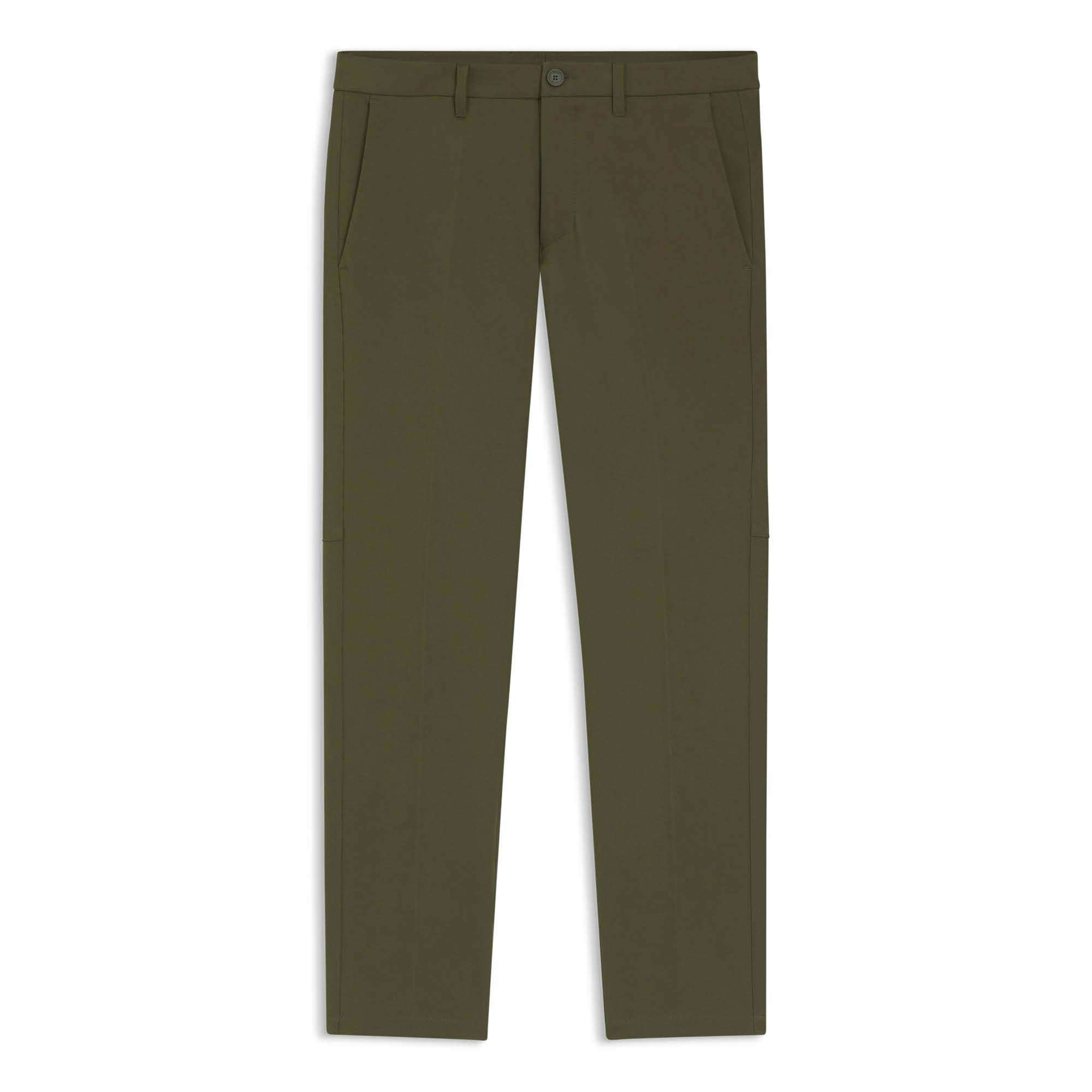 BOSS T Commuter Slim Trousers - Olive Green