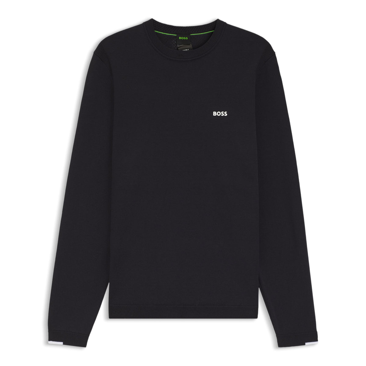 BOSS EVER-X Cotton Sweater - Dark Blue
