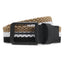 BOSS Vern WnE Go Sz35 Belt - Black, White & Gold