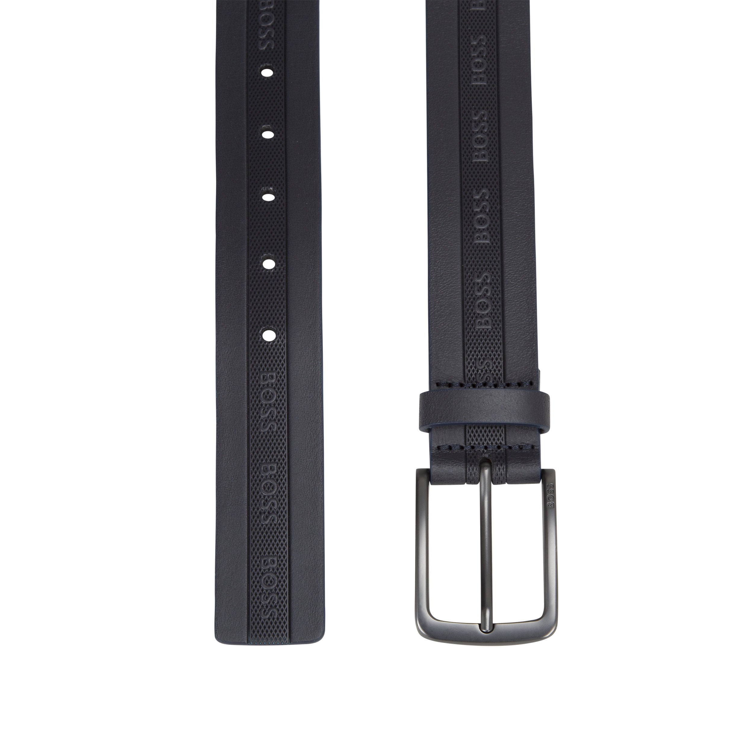 BOSS Vered Grid Belt - Black