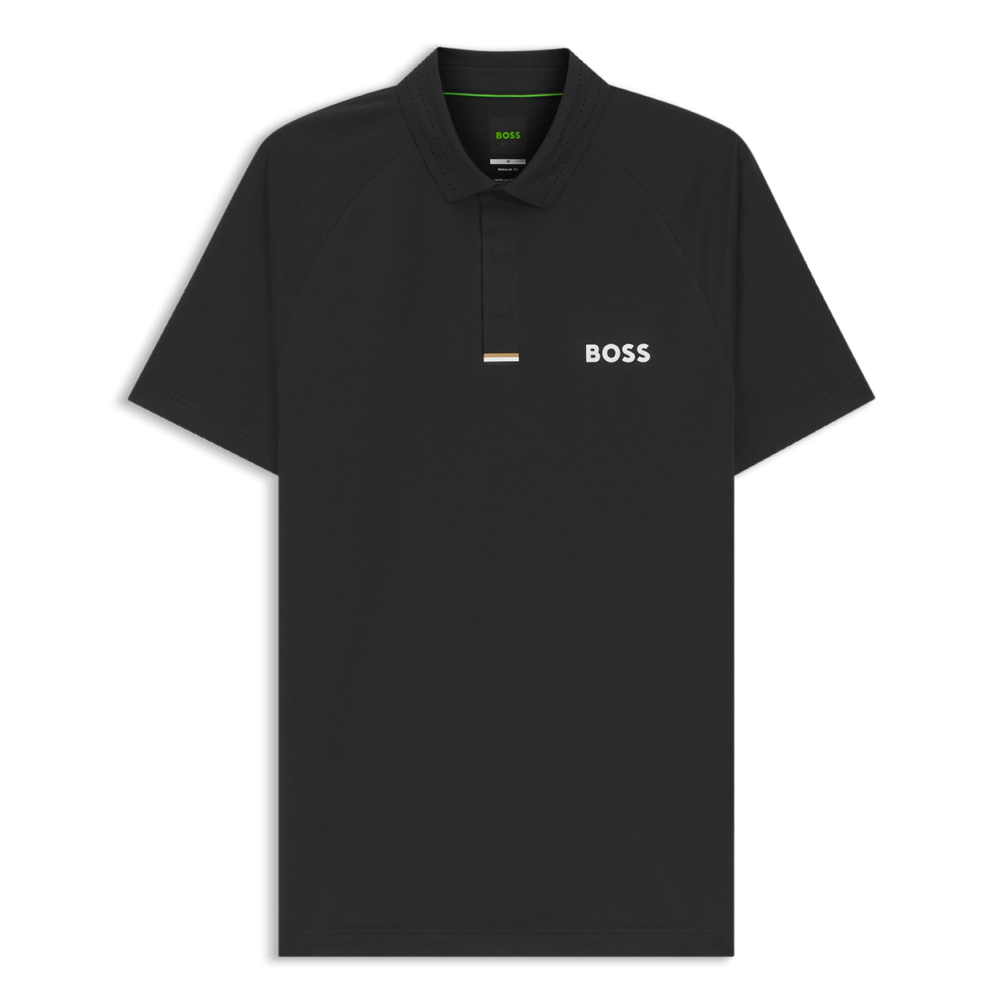 BOSS GOC Paddytech Golf Polo Shirt - Black