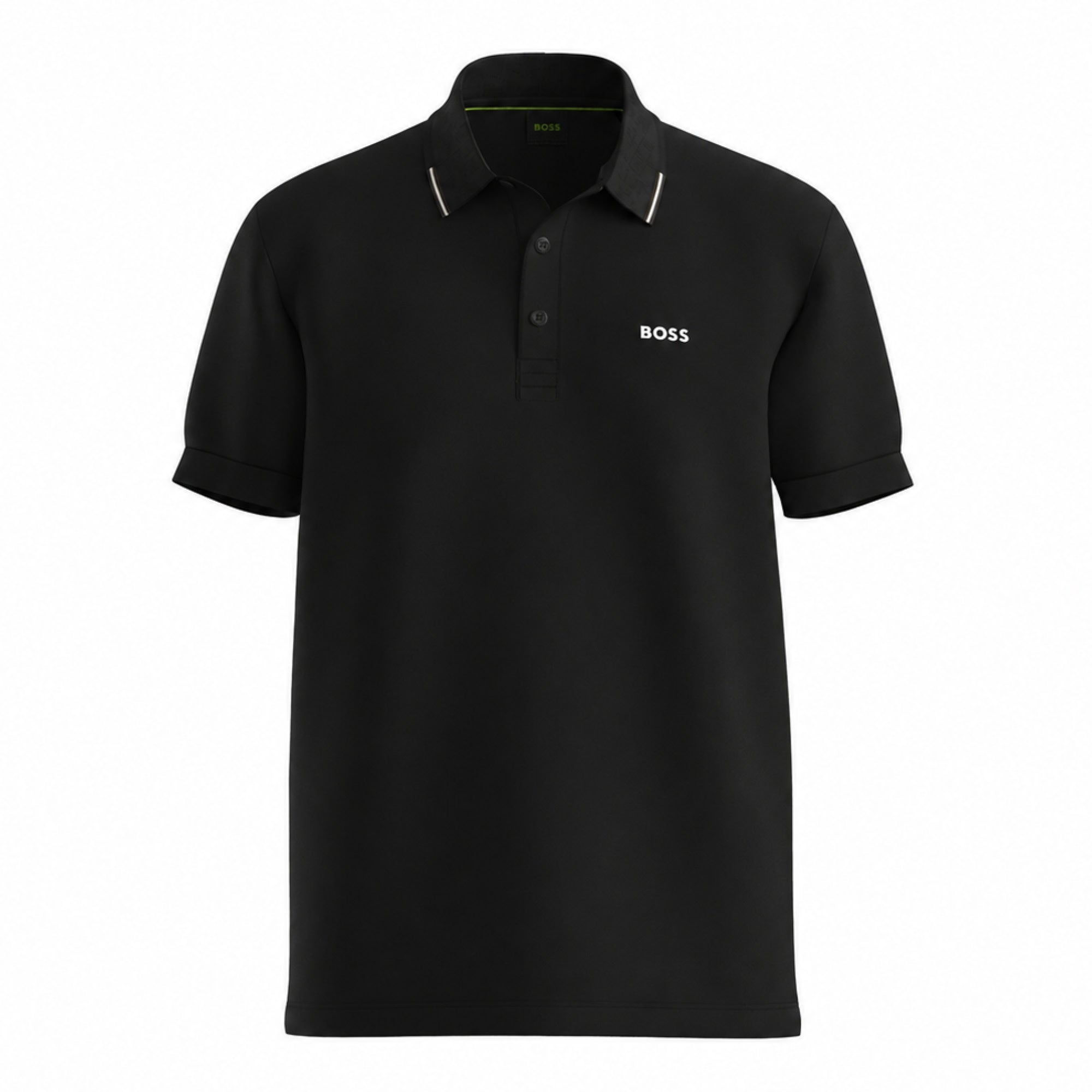 BOSS GOC Swing Paddy Golf Polo Shirt - Black