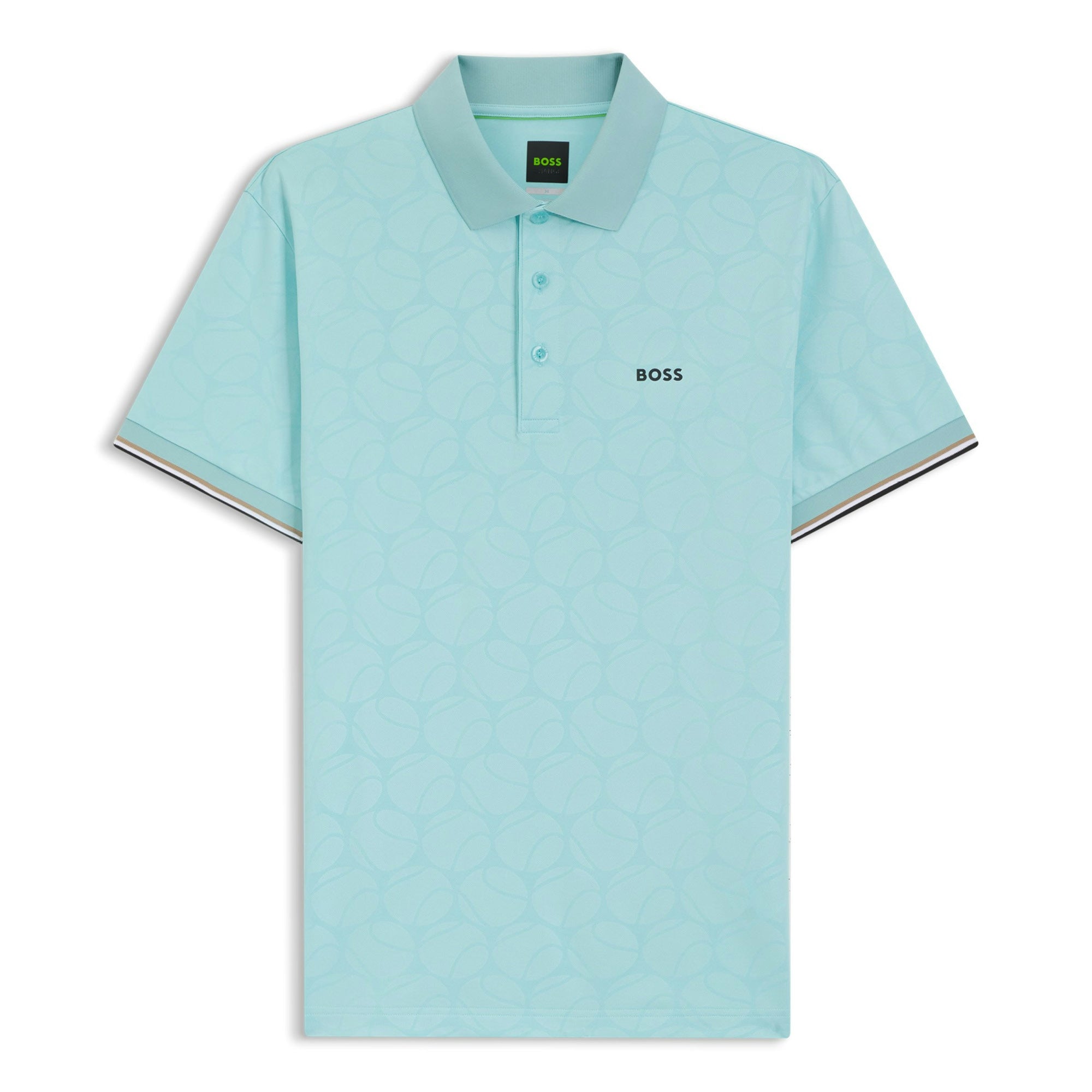 BOSS TOC Game 1 Golf Polo Shirt - Open Blue