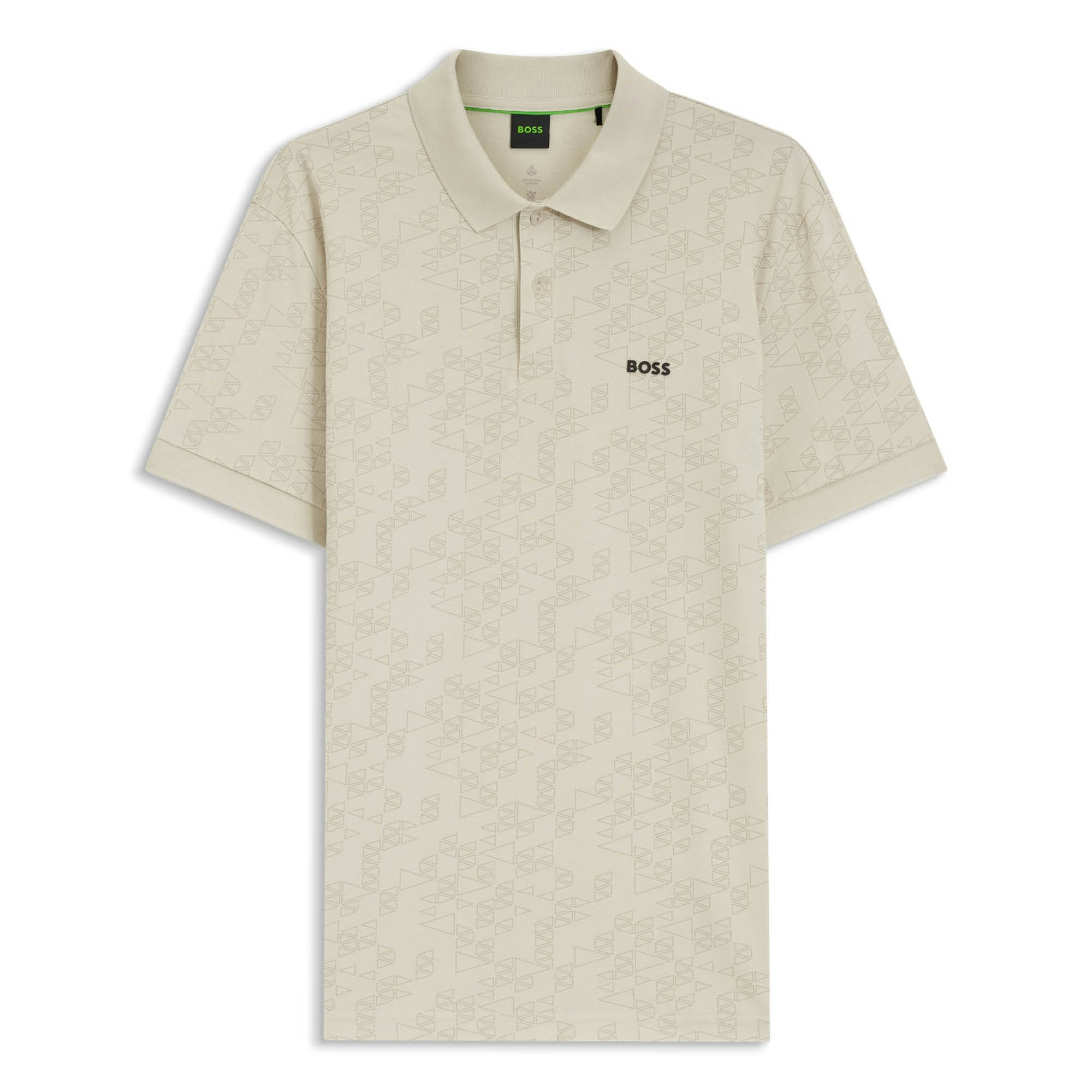 BOSS GOC Swing Golf Polo Shirt - Light Beige