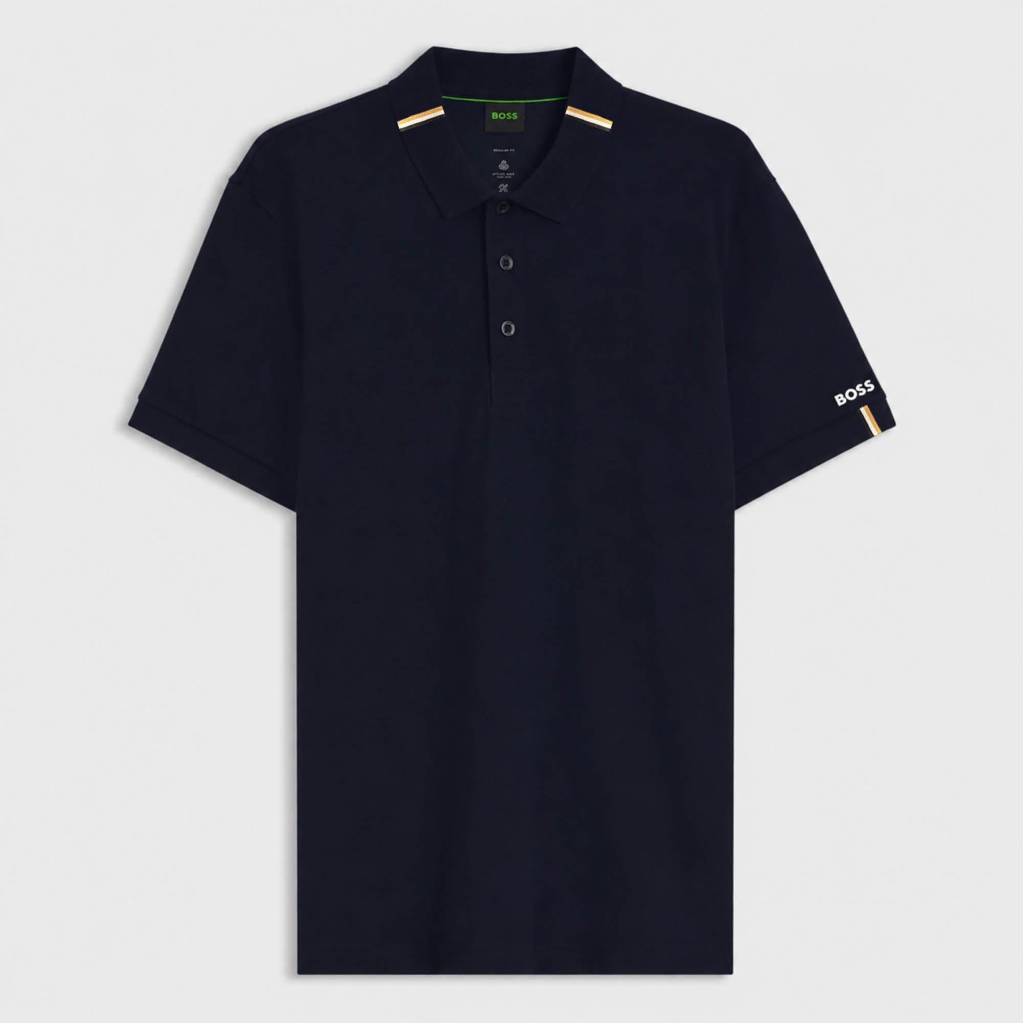 BOSS GOC Rank Golf Polo Shirt - Navy