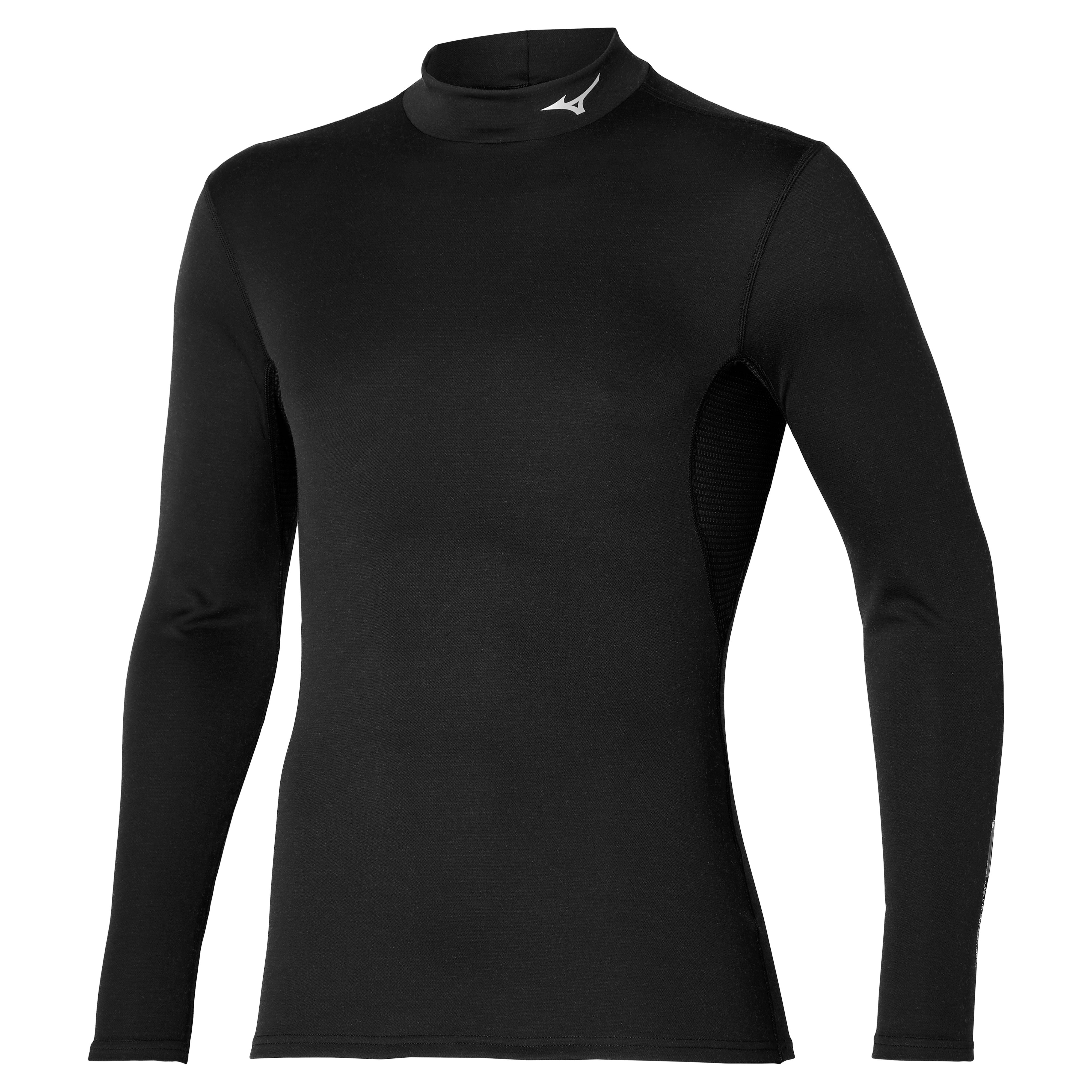 Mizuno Mid Weight High Neck Base layer - Black