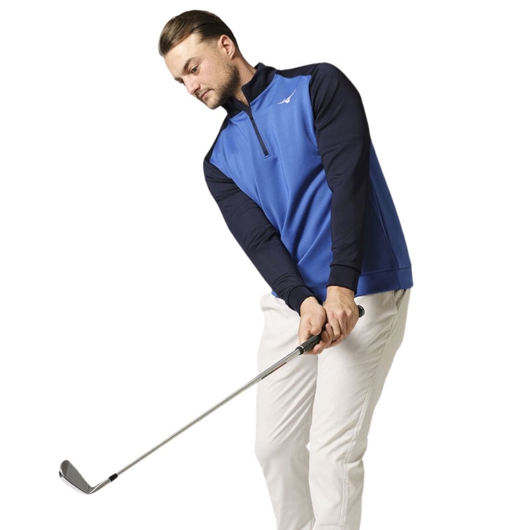 Mizuno RB 1/4 Zip Golf Midlayer (Blue)