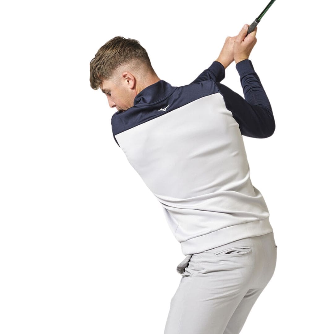 Mizuno Trace 1/4 Zip Golf Midlayer (Grey)