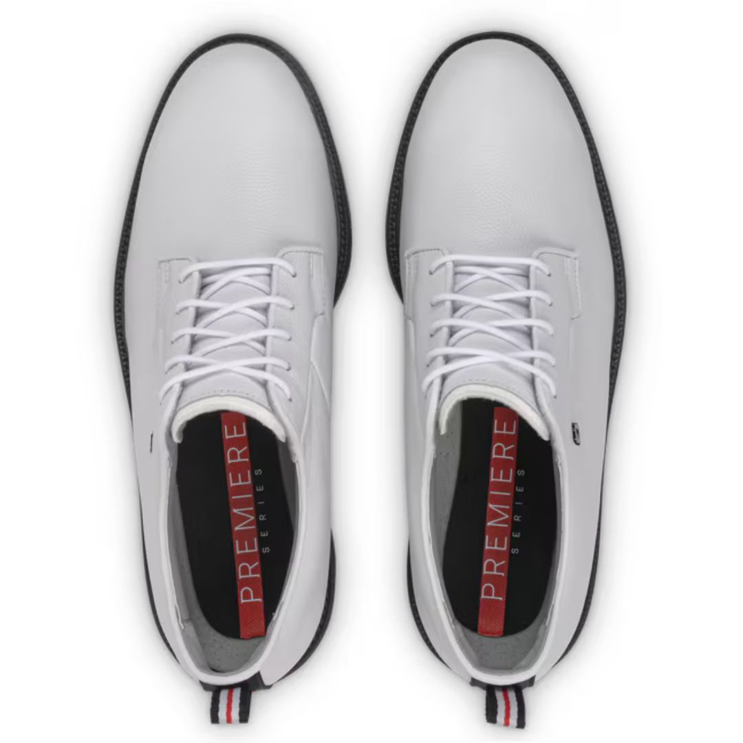 FootJoy Premiere Series Field Golf Shoes - White, Black & Red