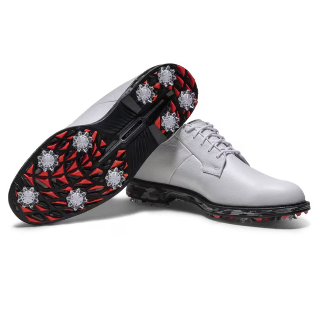 FootJoy Premiere Series Field Golf Shoes - White, Black & Red