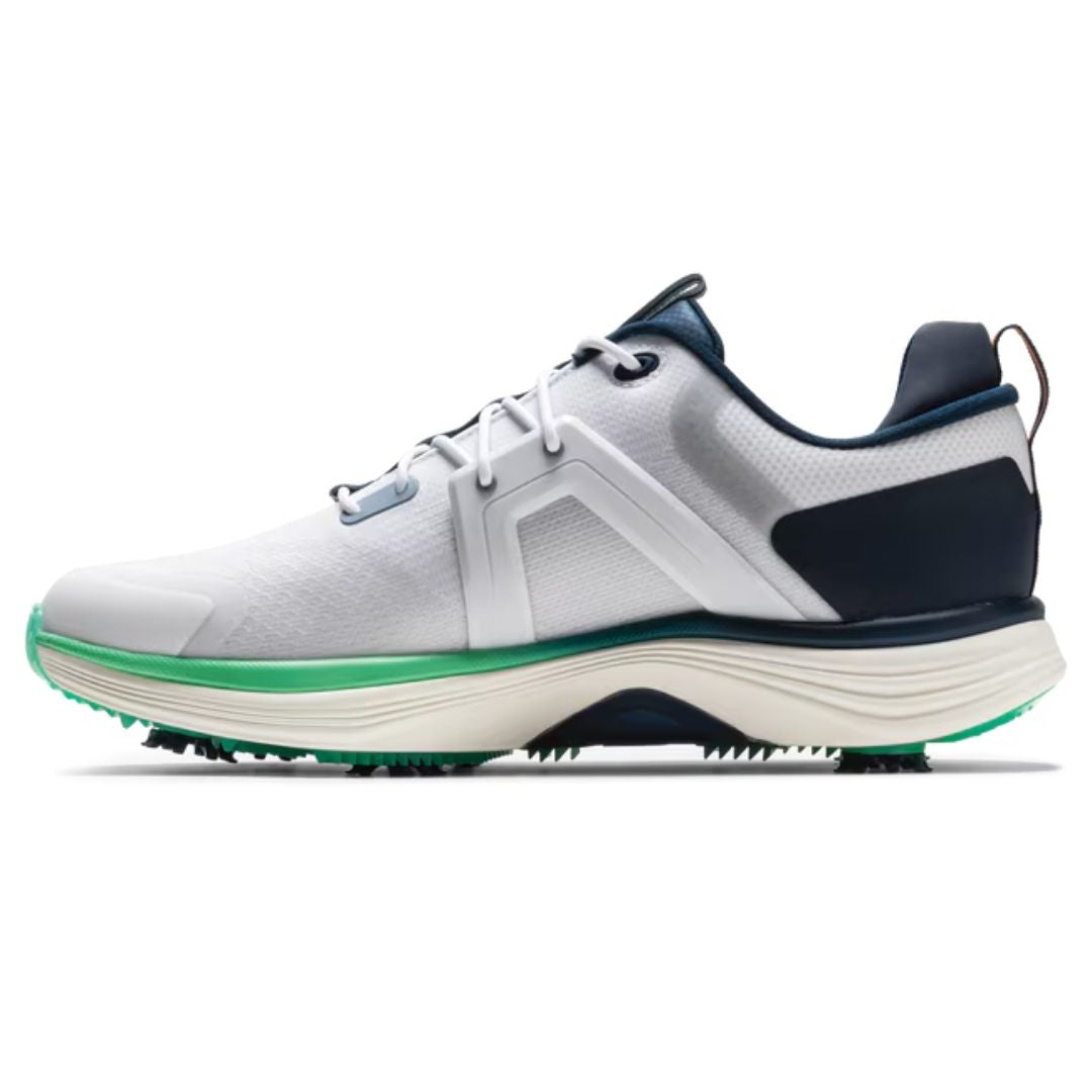 Footjoy Hyperflex Golf Shoes - White, Navy & Green