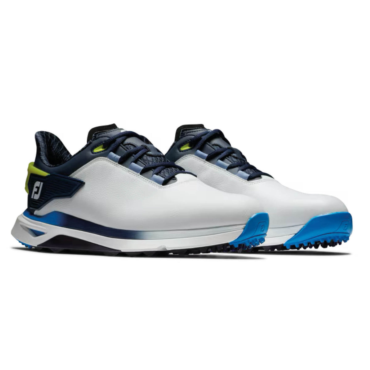 FootJoy Pro SLX Golf Shoes - White, Navy & Blue